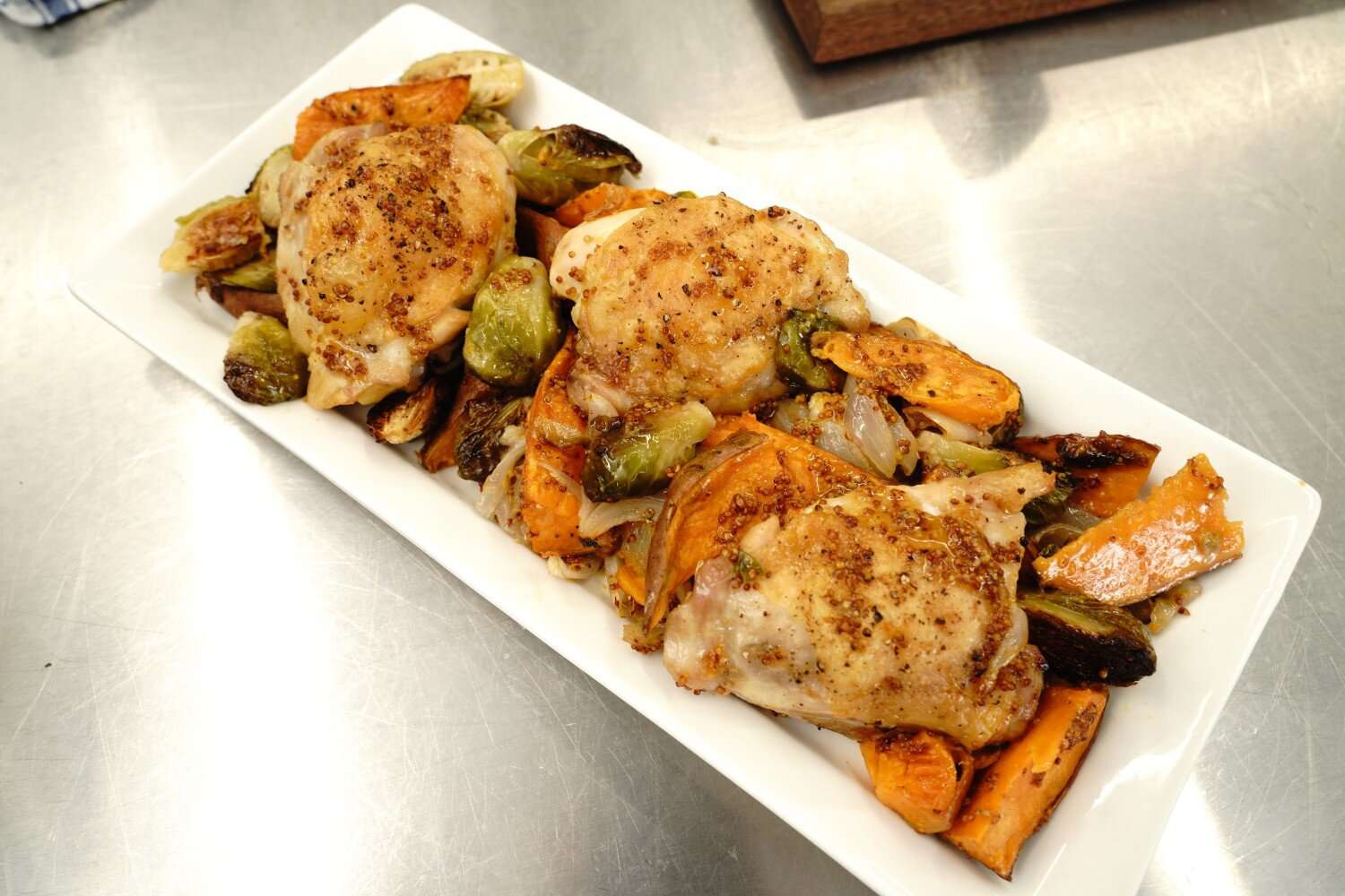 Mustard Vinaigrette Chicken and Veggies