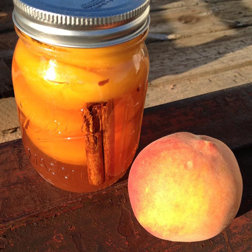 Nana's Spicy Pickled Peaches