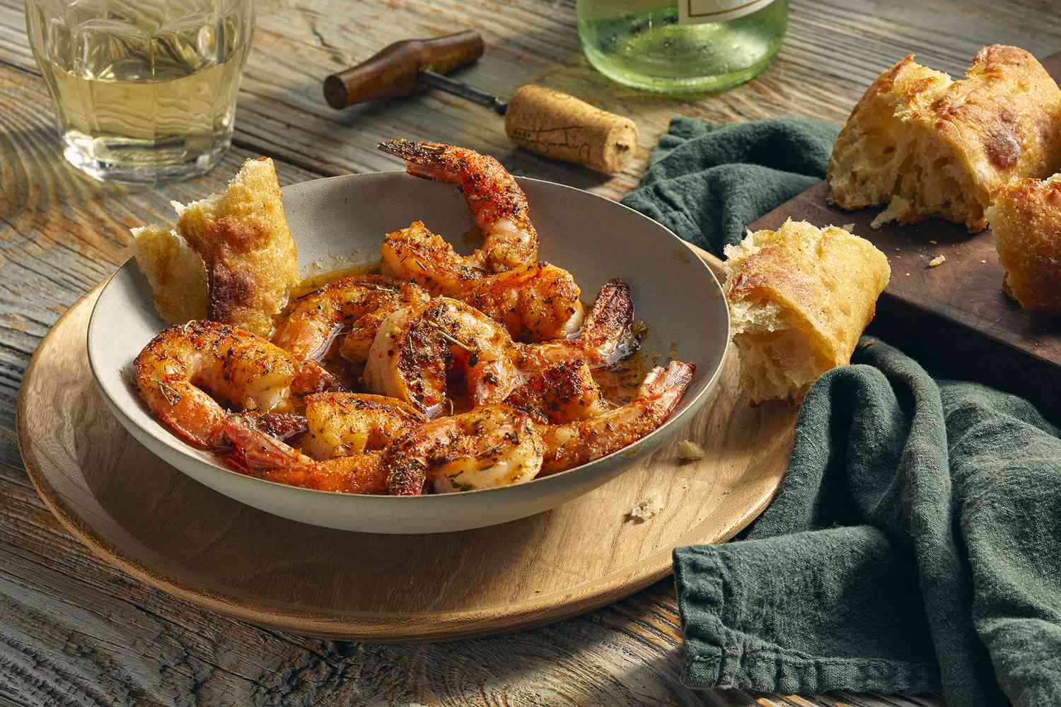 New Orleans BBQ Shrimp Pasta