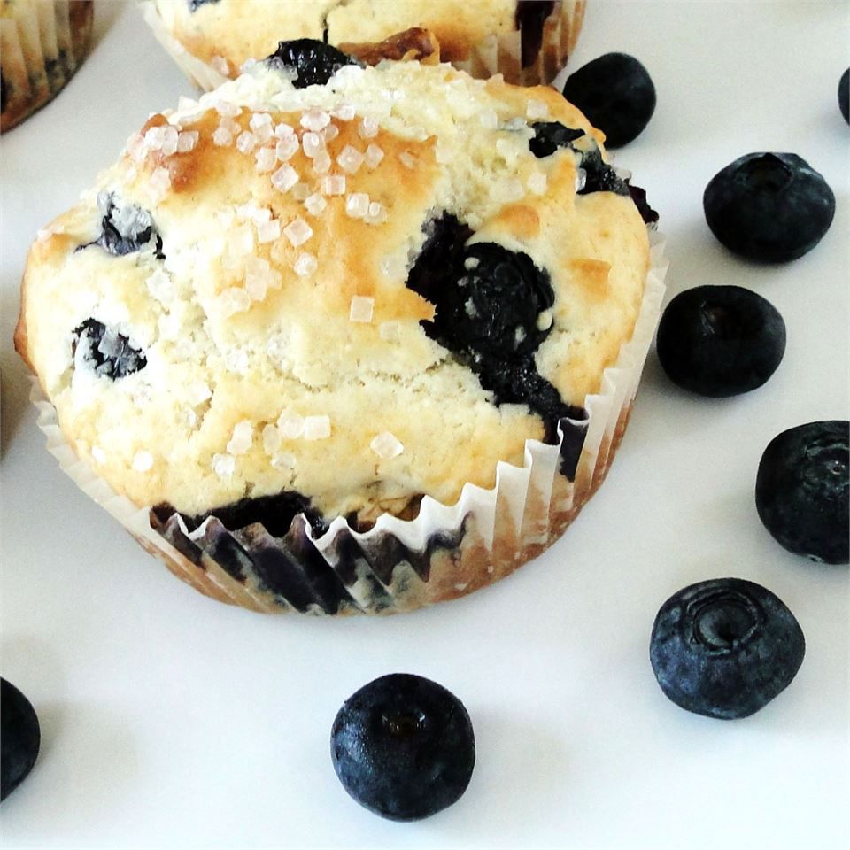 Nutty Blueberry Muffins