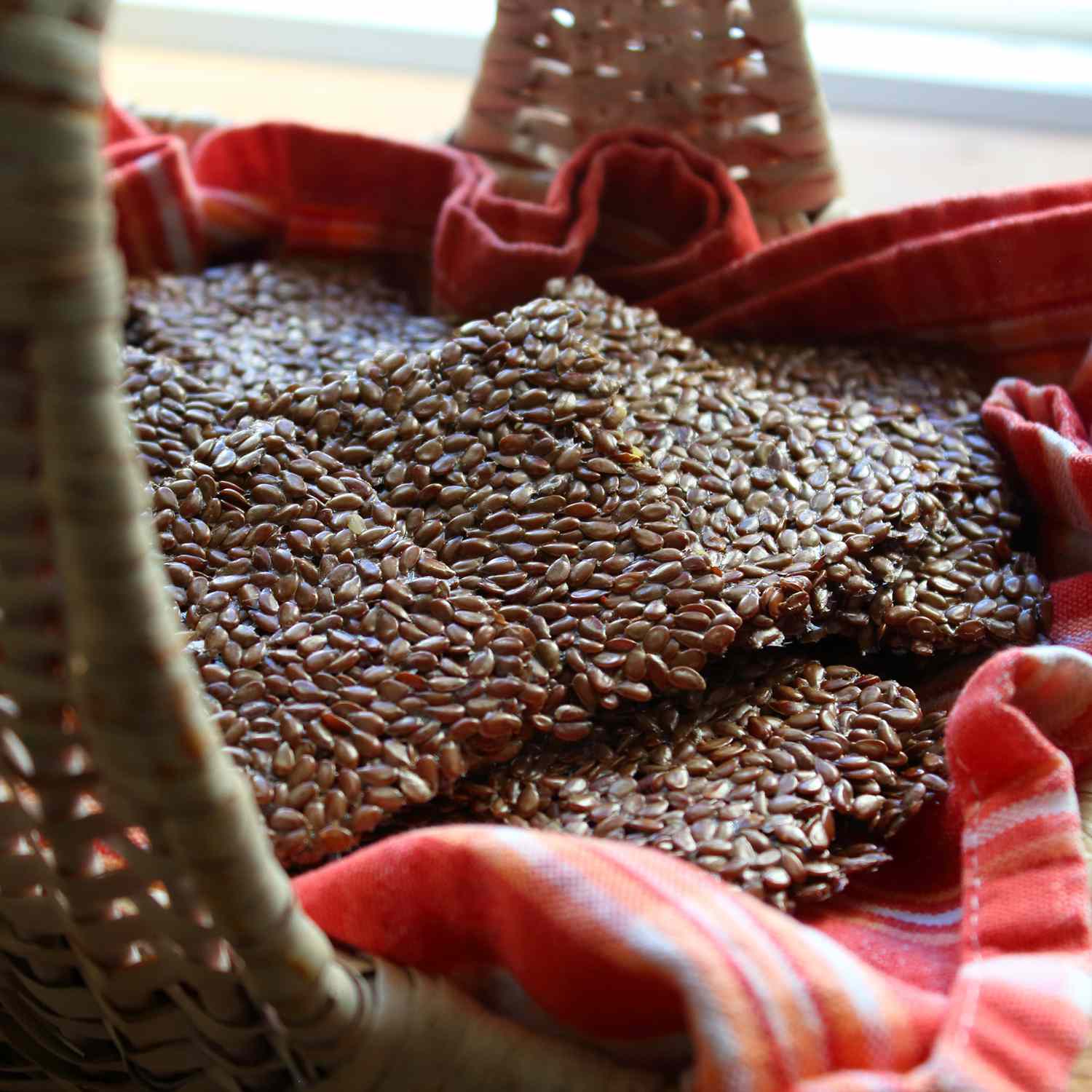 Nutty Flax Crackers