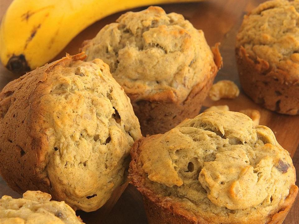 Oatmeal Banana Muffins