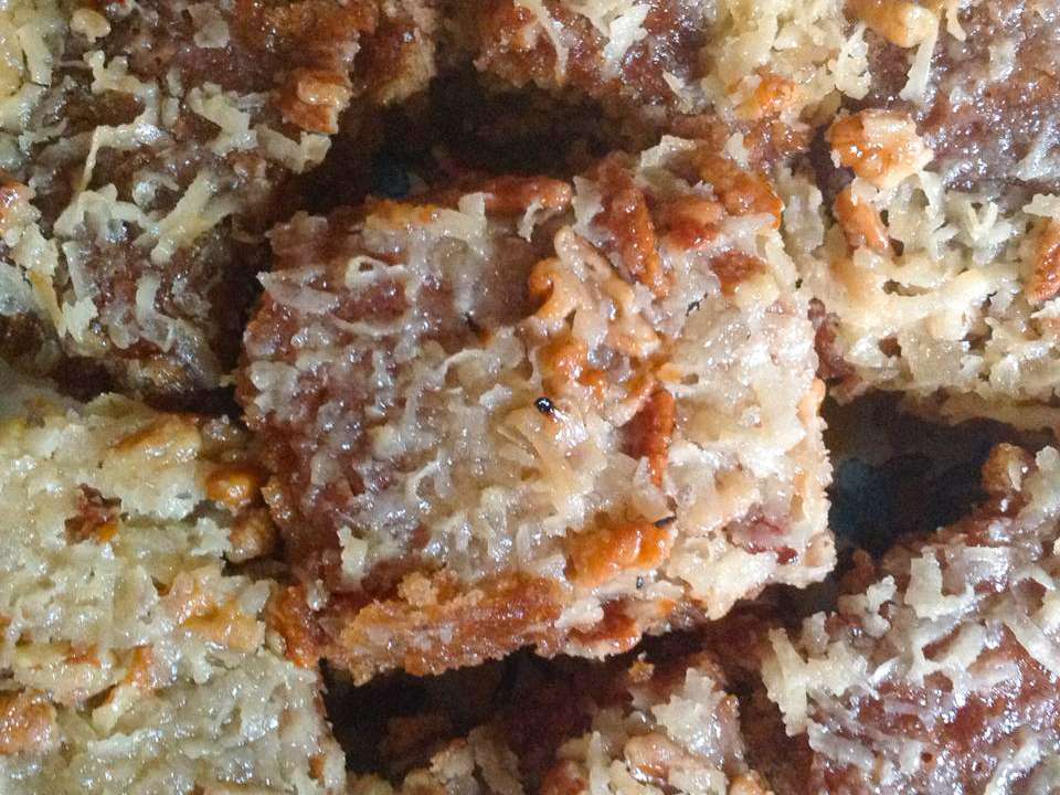 Oatmeal Cake with Coconut Topping