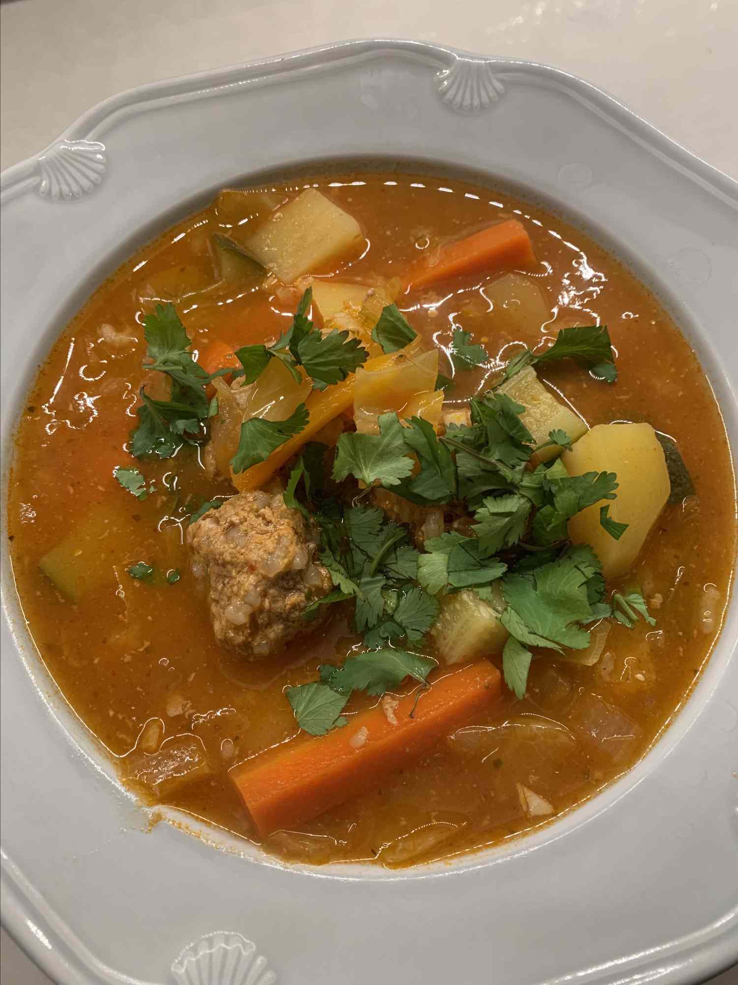 Old-Fashioned Albondigas Soup