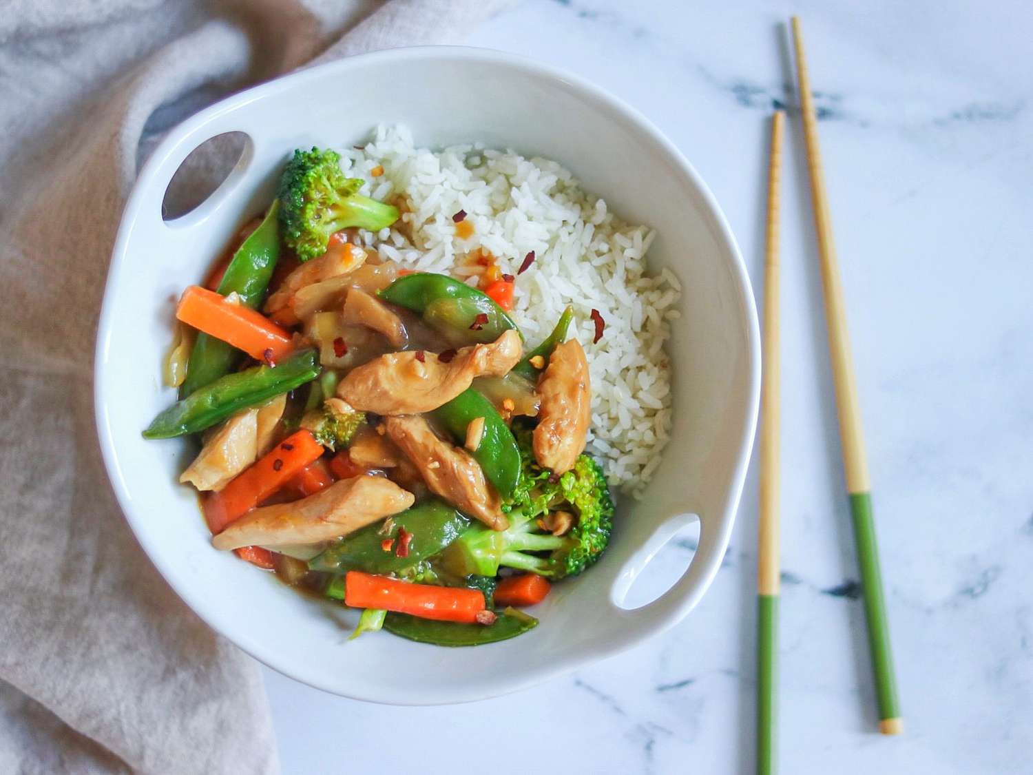 Orange Chicken Stir-Fry Delight