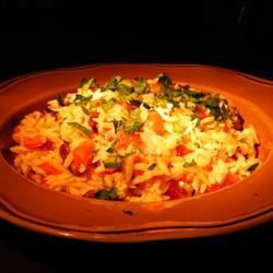 Orzo with Feta and Vegetables