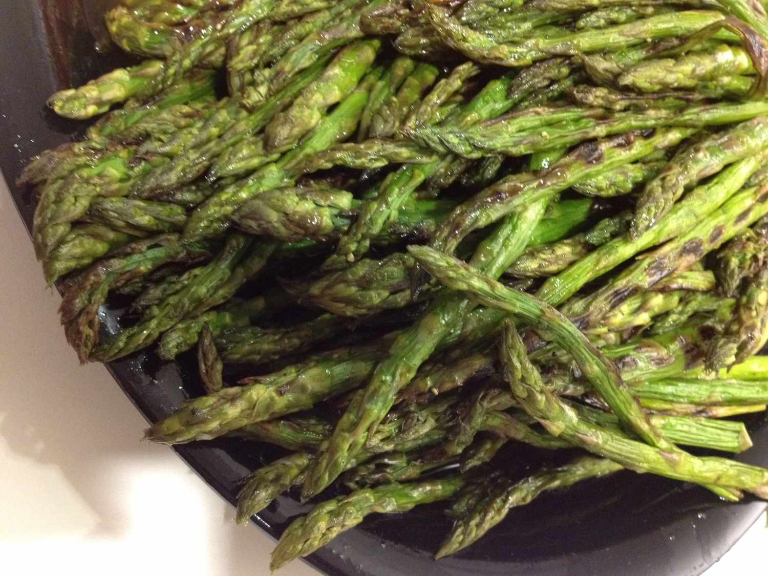 Oven-Baked Asparagus with Balsamic Glaze