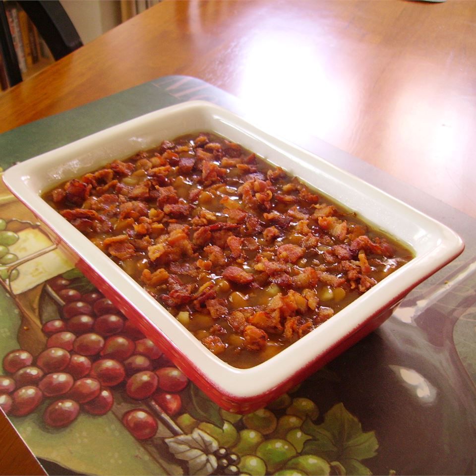 Oven-Baked Bacon Beans