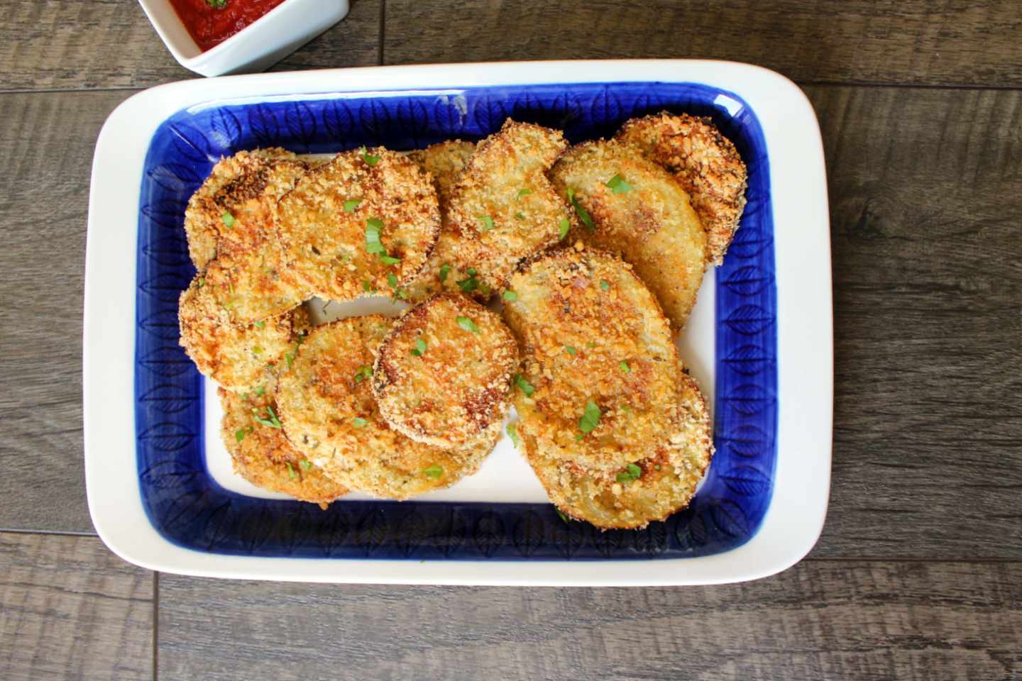 Oven-Baked Breaded Eggplant with a \"Fried\"" Crunch"