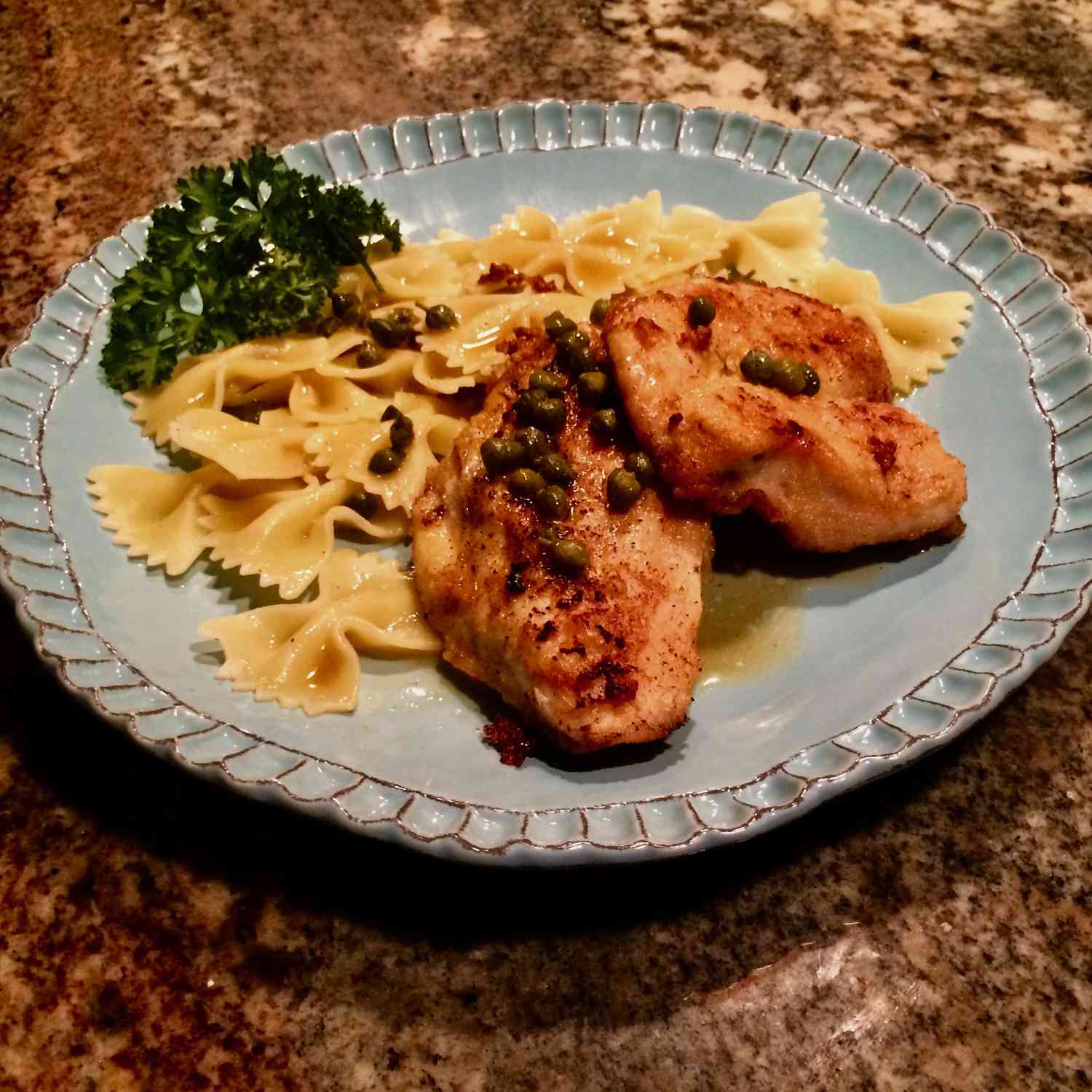 Oven-Baked Chicken Piccata with Tangy Sauce