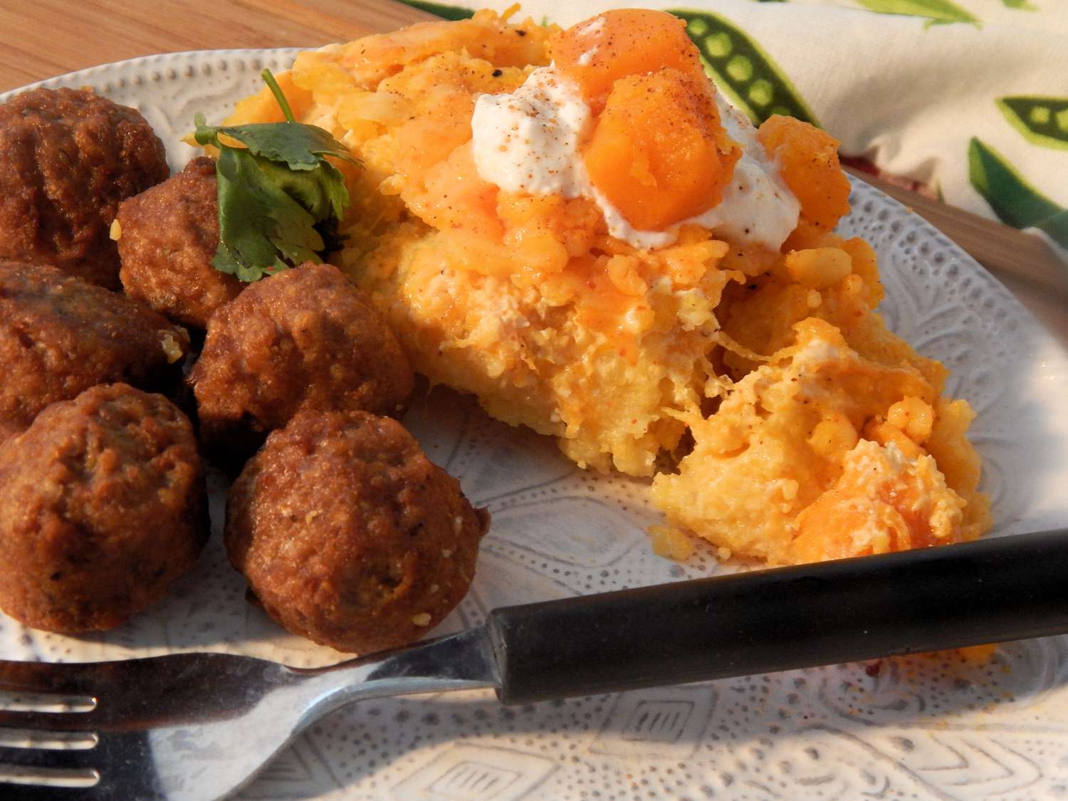Oven-Baked Polenta with Squash and Cheddar