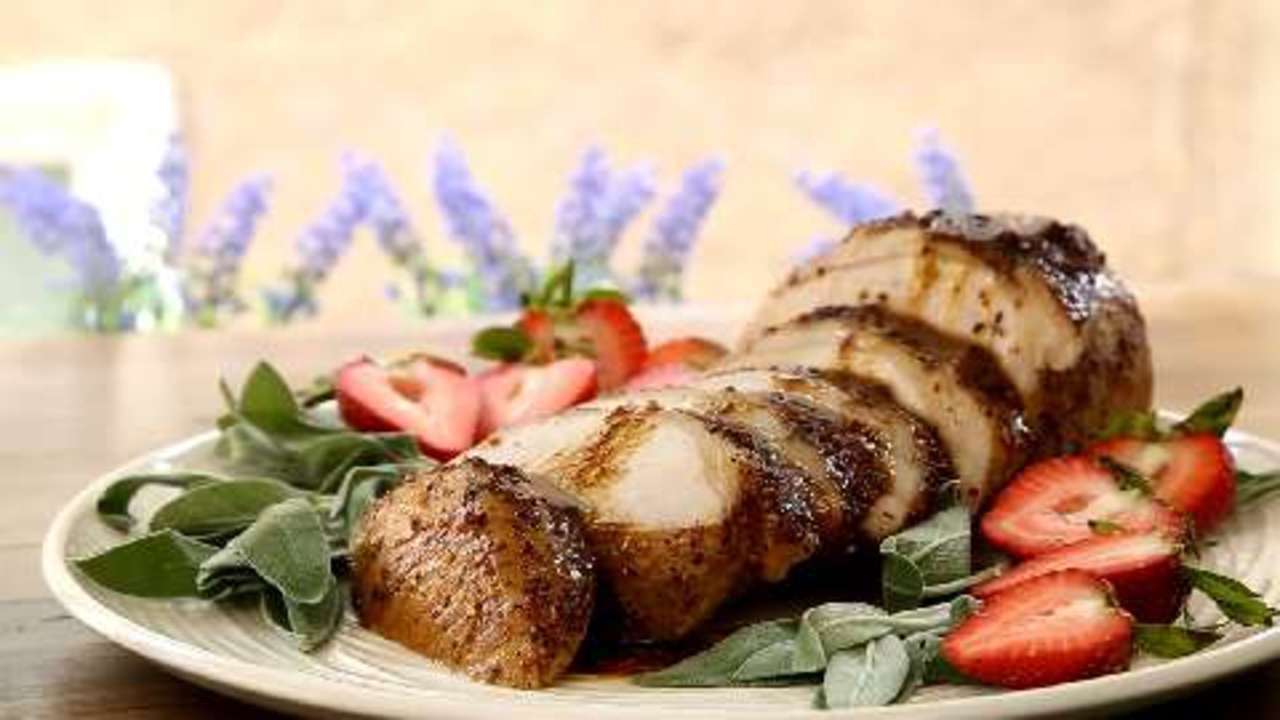 Oven-Roasted Balsamic Pork Loin