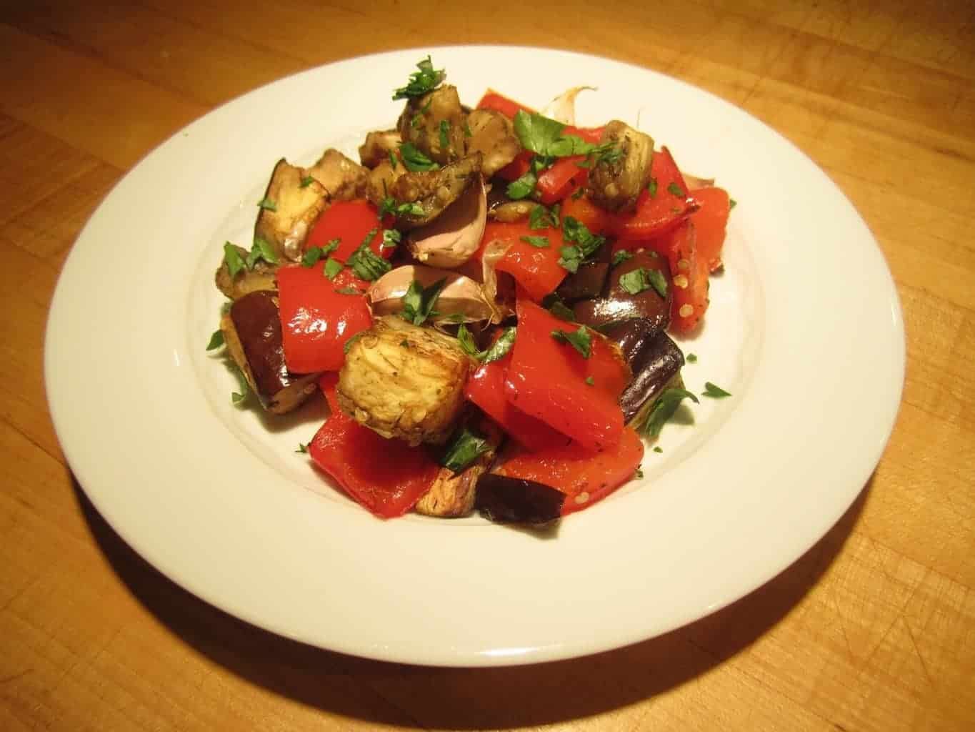 Oven-Roasted Vegetables with Balsamic Glaze