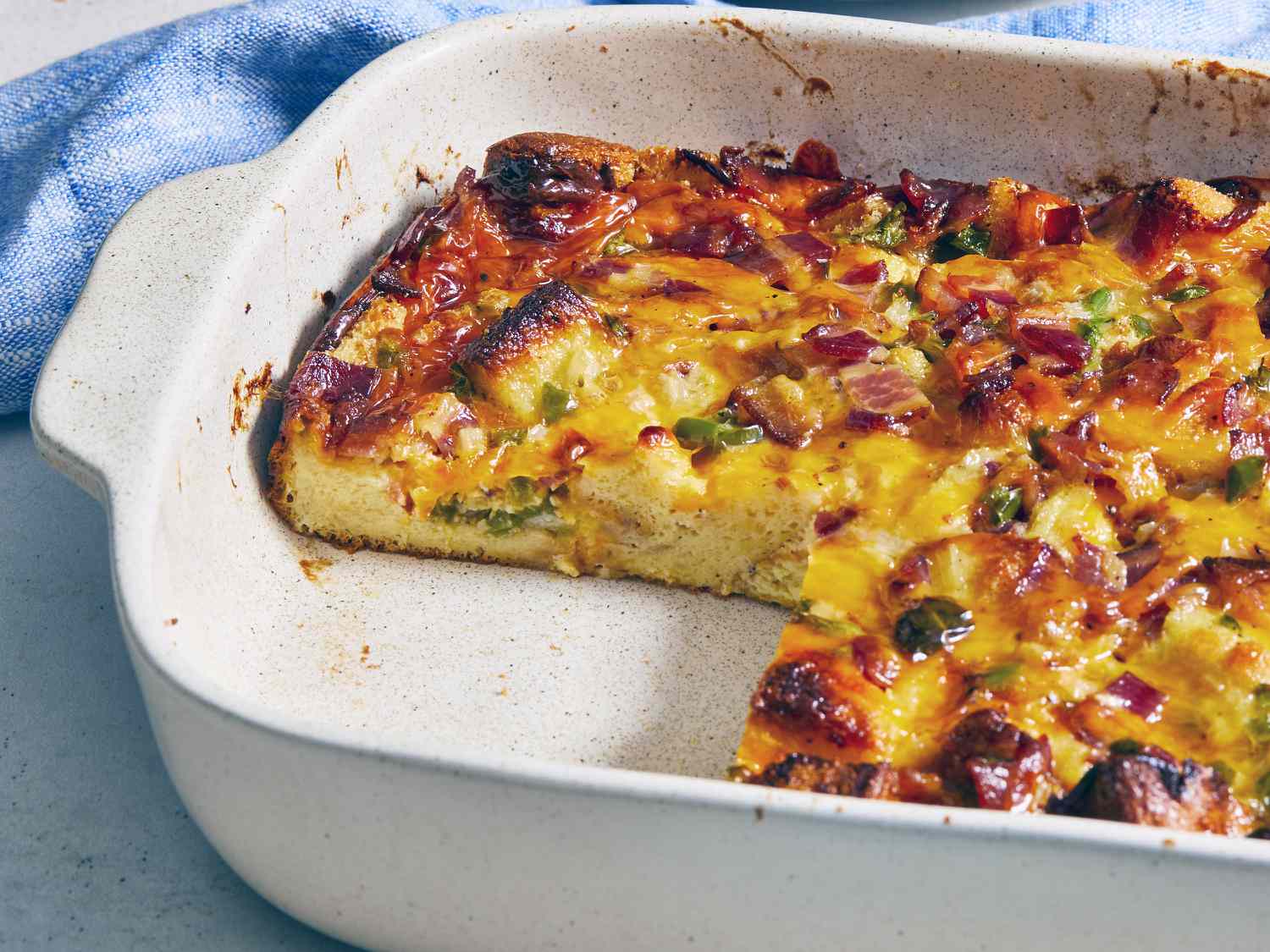 Overnight Bacon Breakfast Casserole