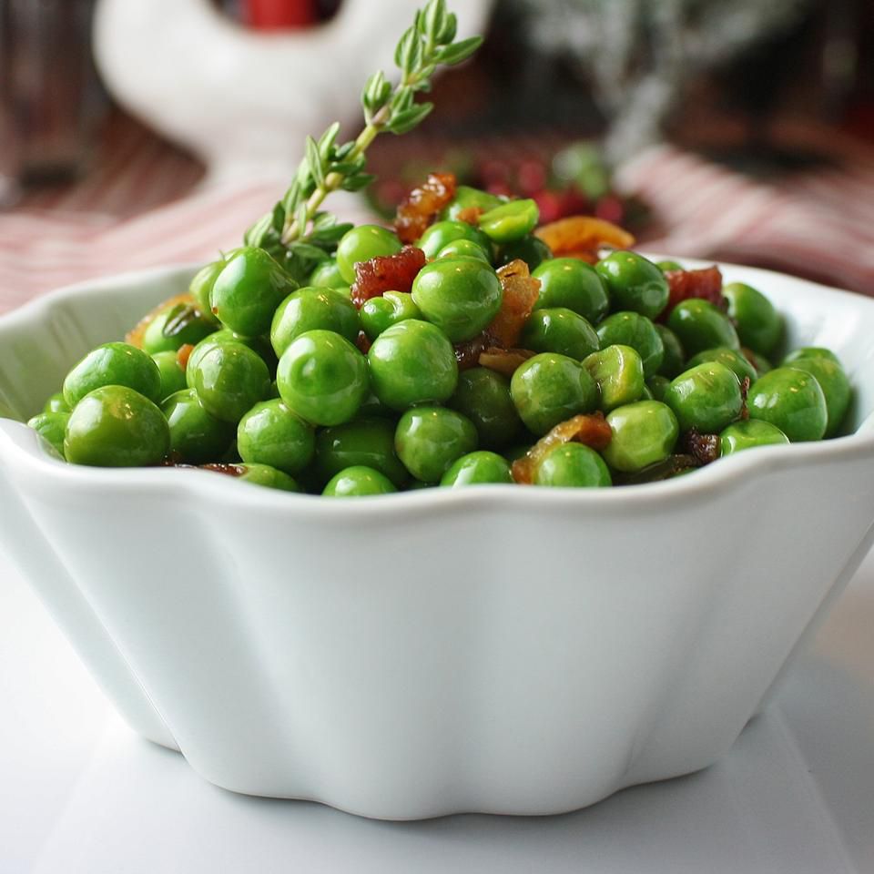 Pancetta Peas Sauté