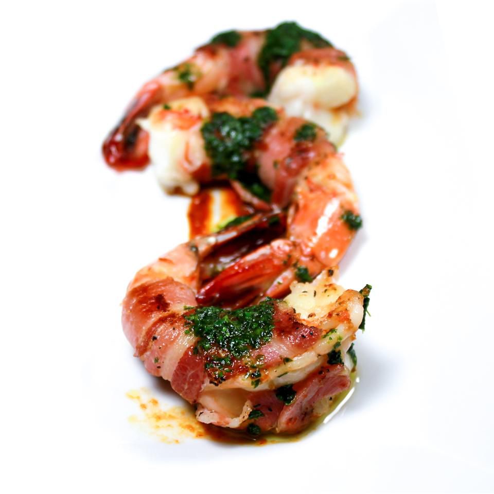 Pancetta Shrimp with Chipotle Vinaigrette