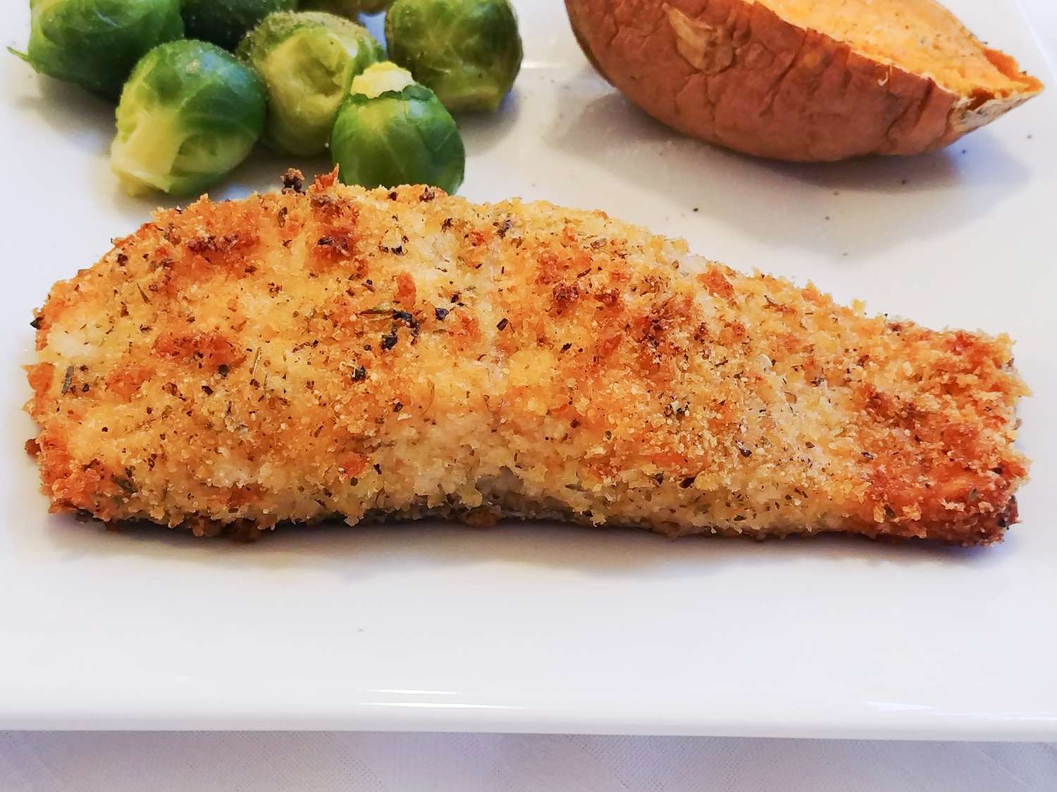 Panko-Crusted Lemon Salmon