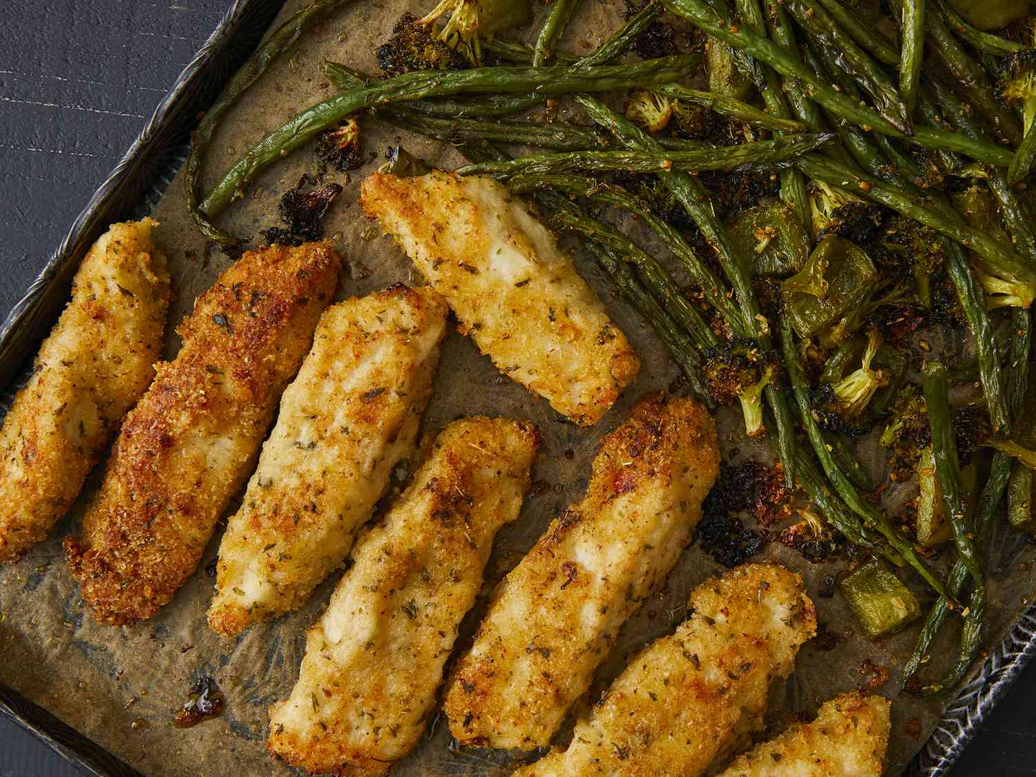 Parmesan Chicken and Roasted Veggies