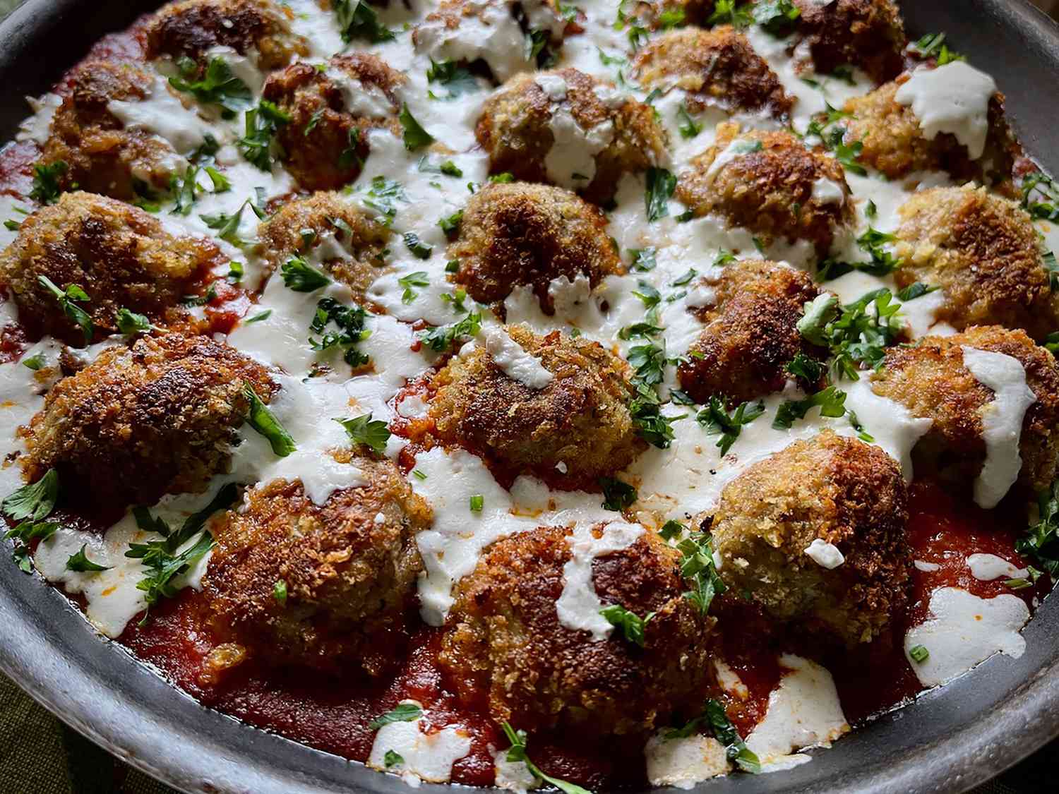 Parmesan Chicken Meatballs