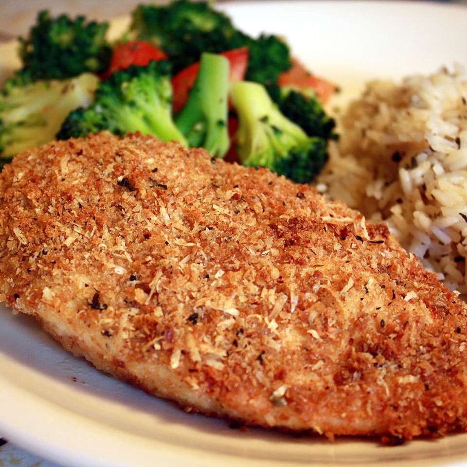 Parmesan Garlic Chicken Breasts