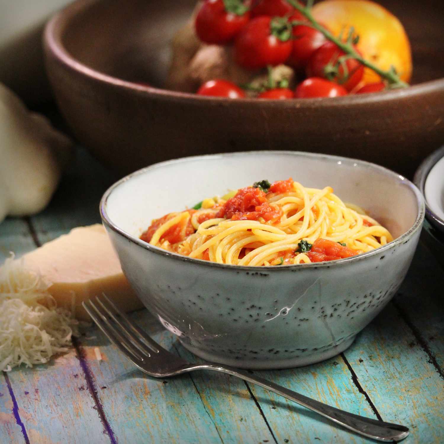 Pasta with Homemade Tomato Sauce