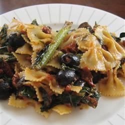 Pasta with Mediterranean Greens