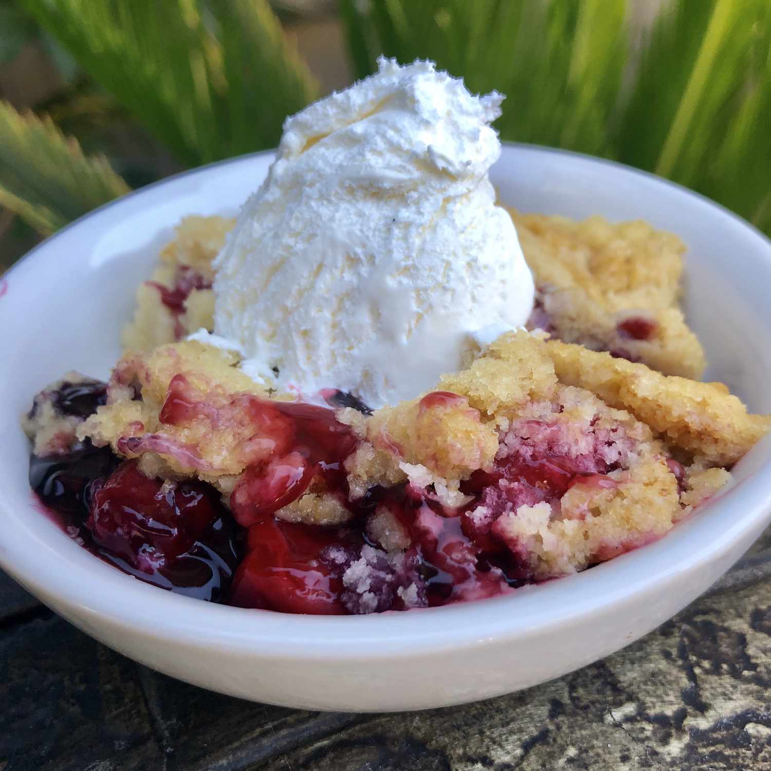 Patriotic Dump Cake