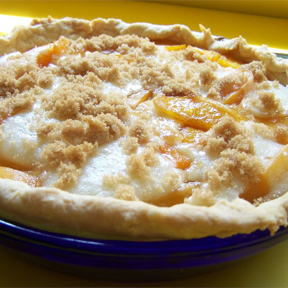 Peach Almond Cream Pie