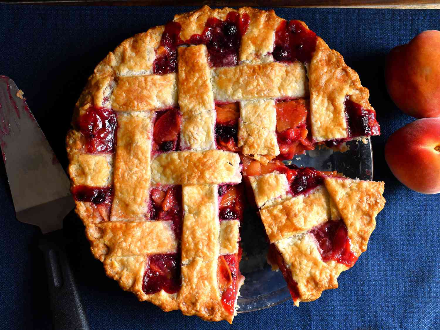 Peach and Berry Pie