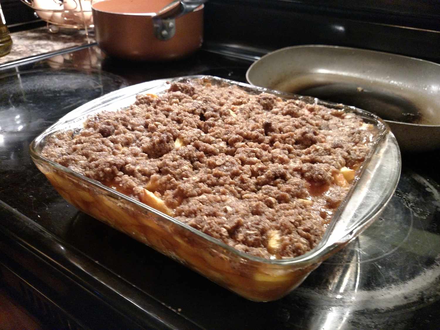 Peach and Nectarine Crumble Topping