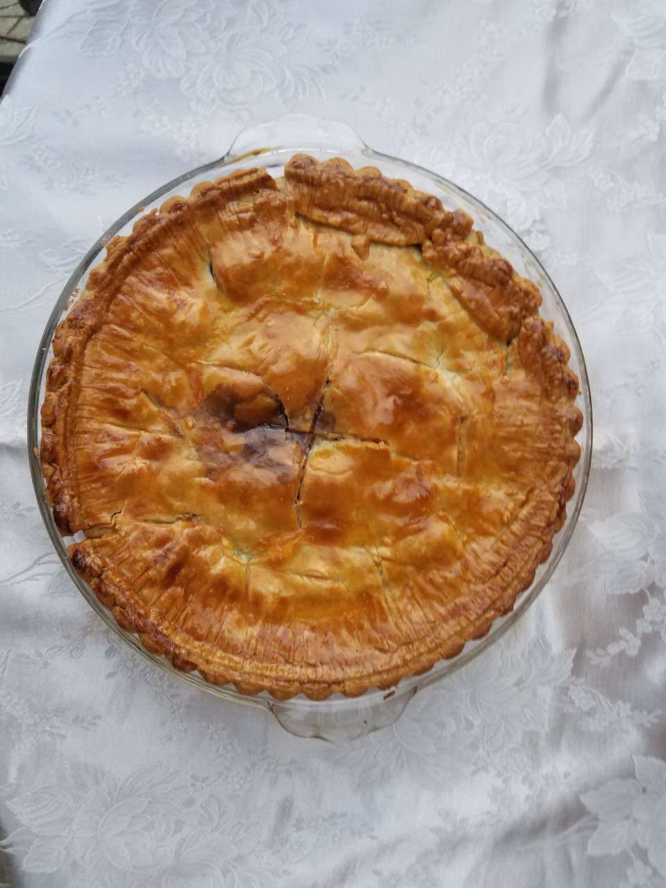 Peach Blueberry Pie