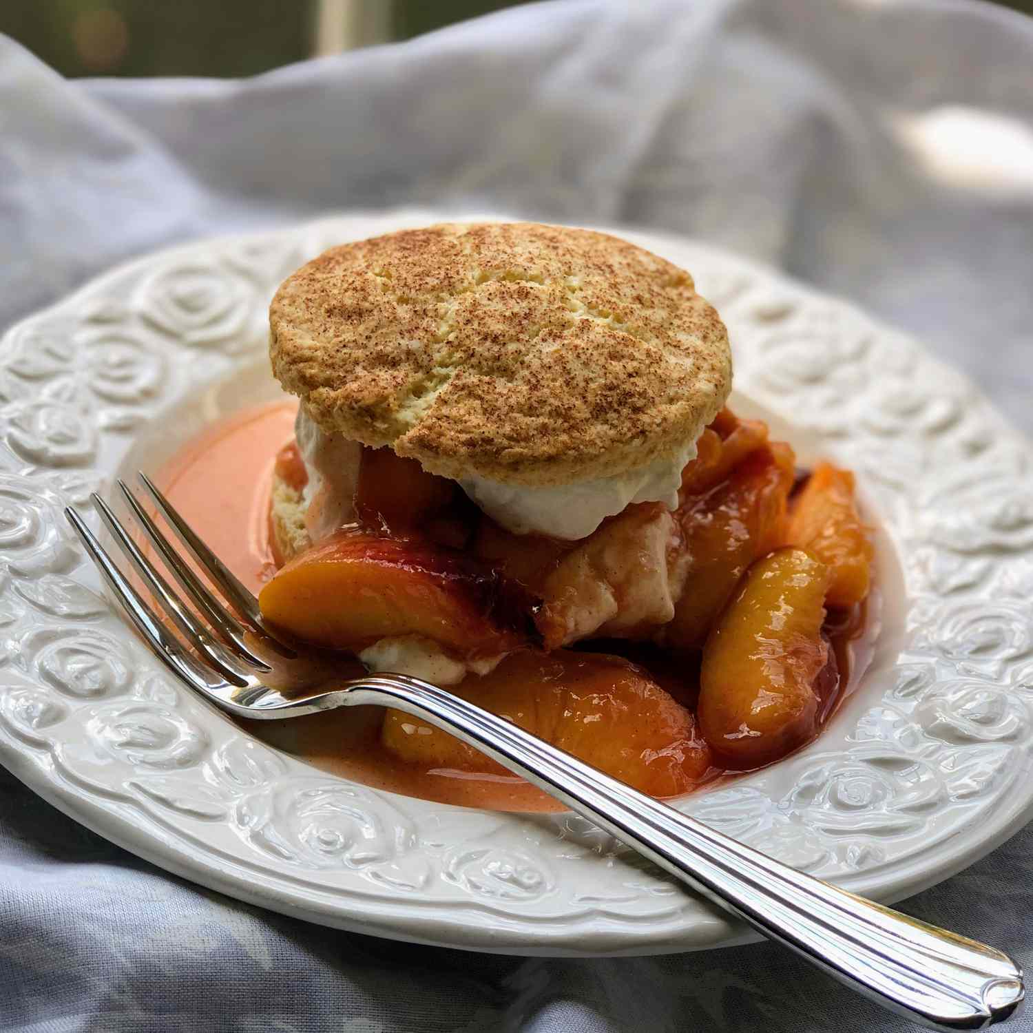 Peach Cream Shortcake