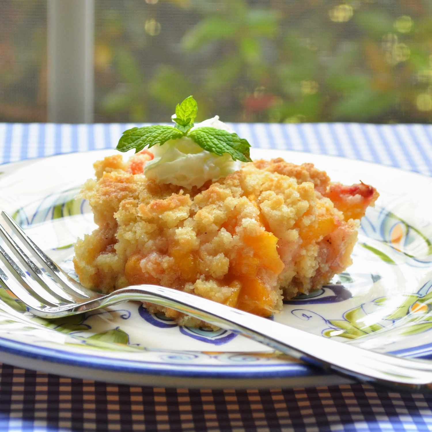 Peach Crumb Bars