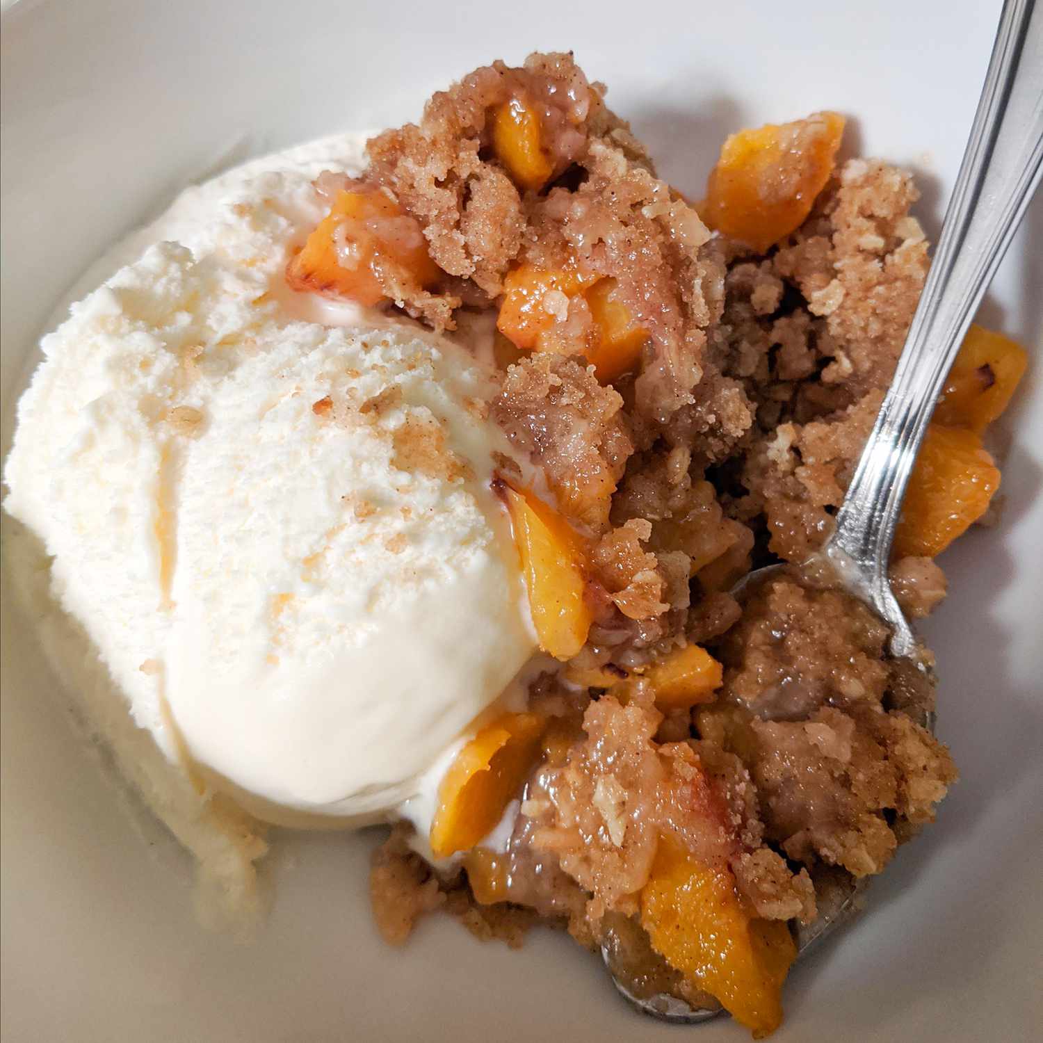 Peach Crumble Delight