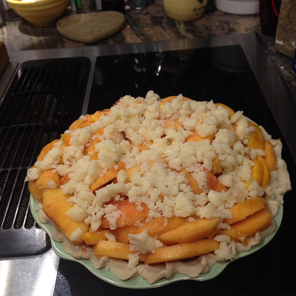 Peach Crumble Tart