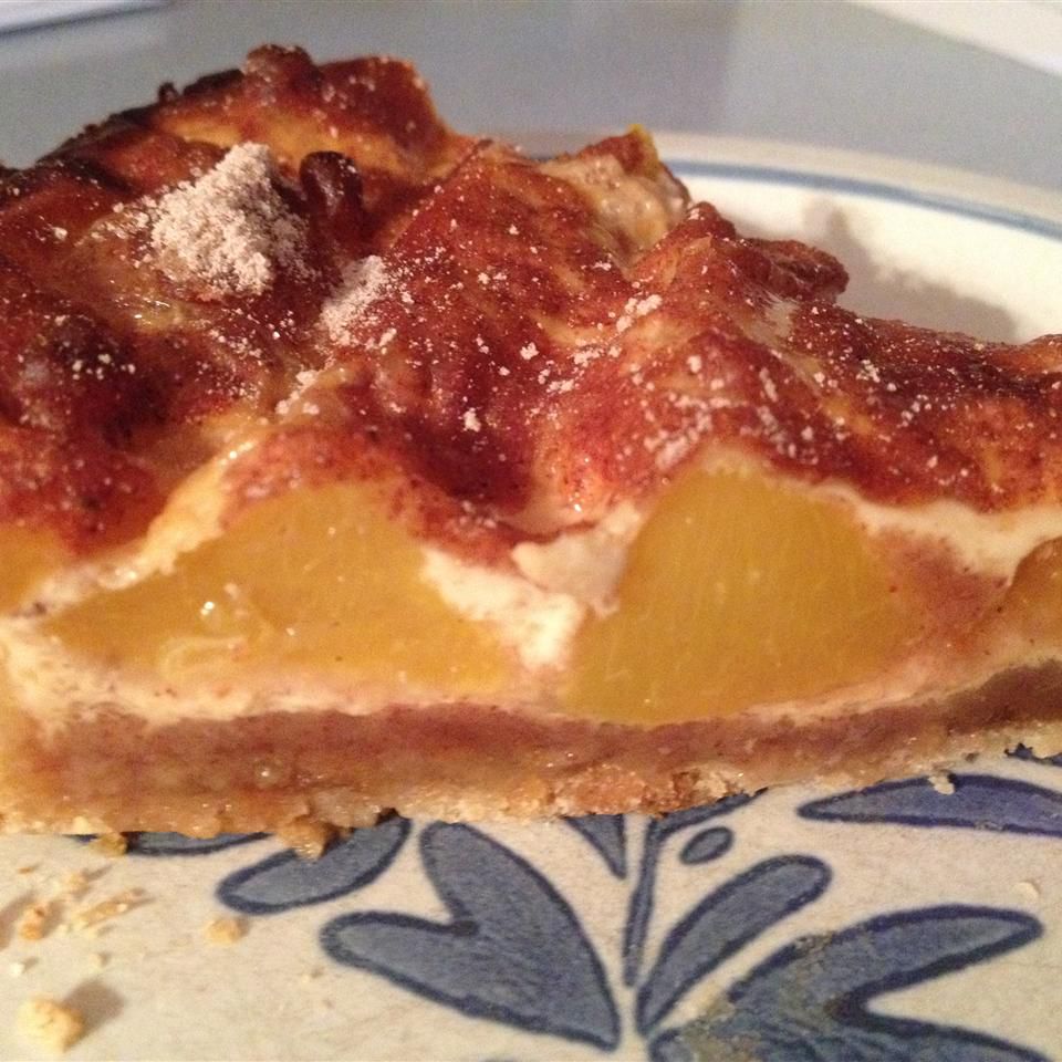 Peach Custard Tart