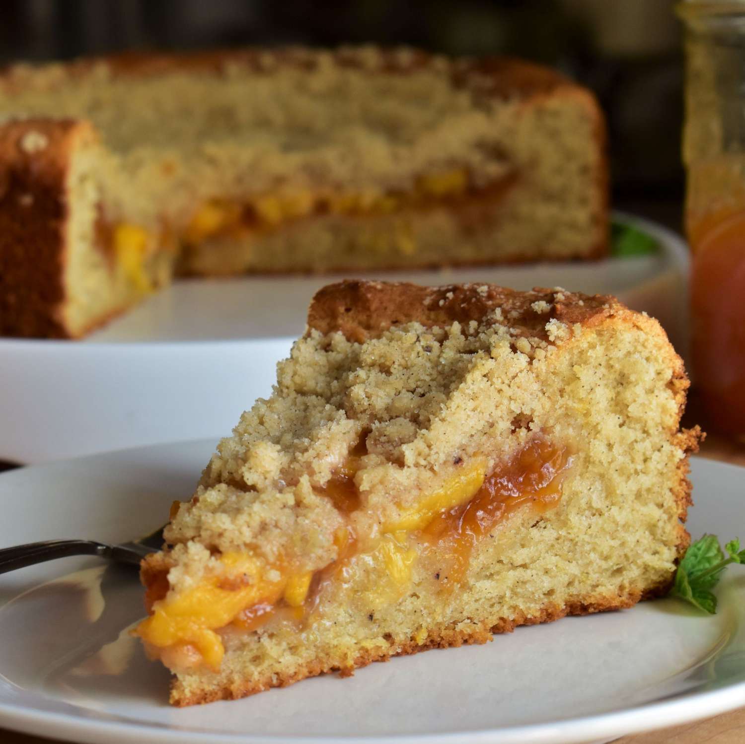 Peach Jam Coffee Crumble