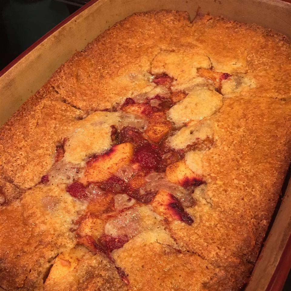 Peach Raspberry Crisp