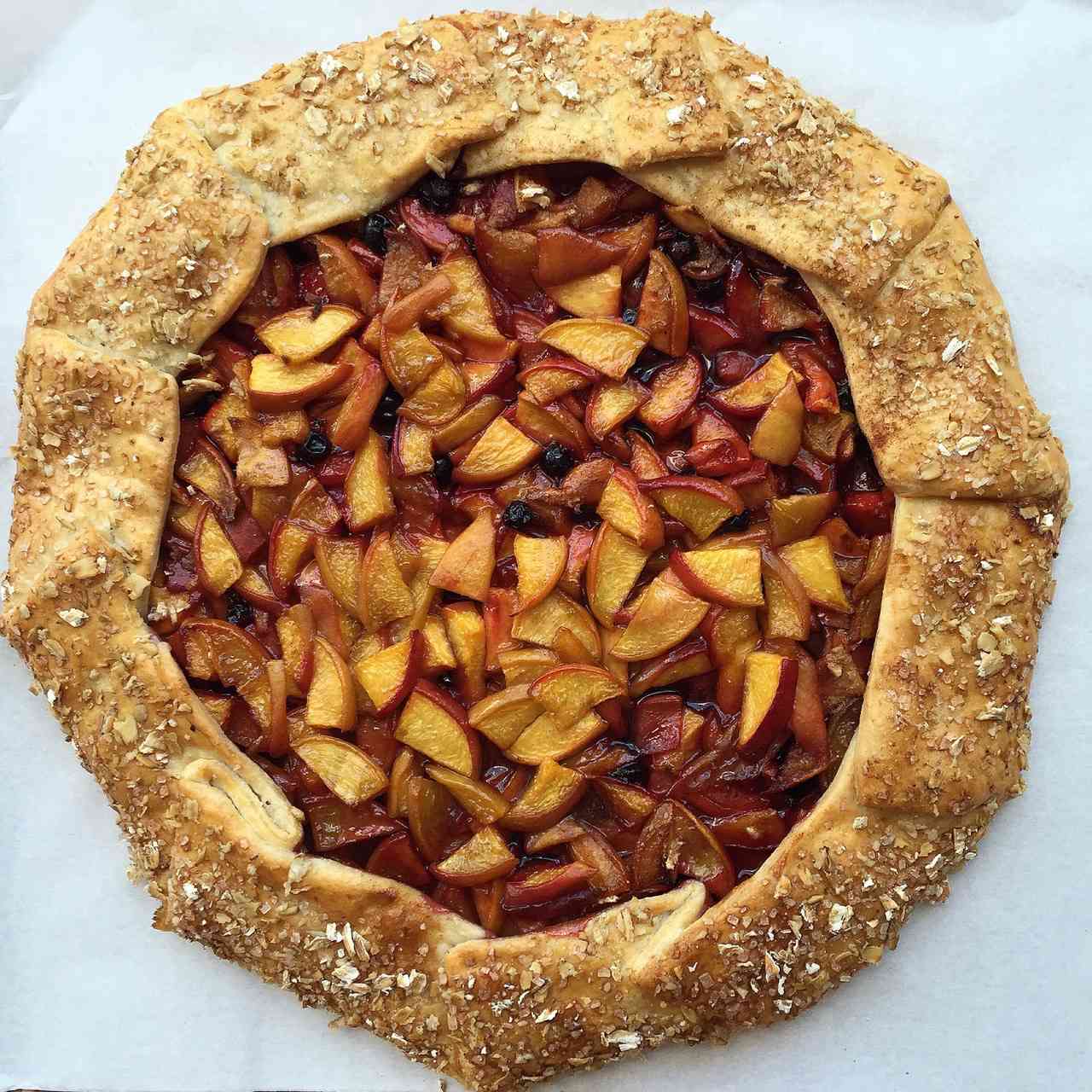 Peach Rustic Tart
