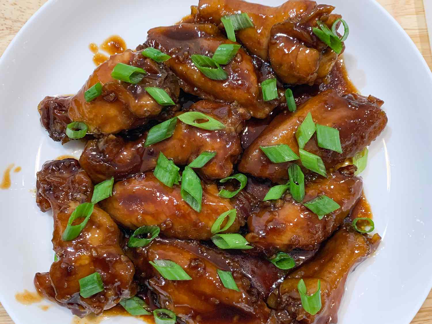 Peanut Butter Caramel Chicken Wings