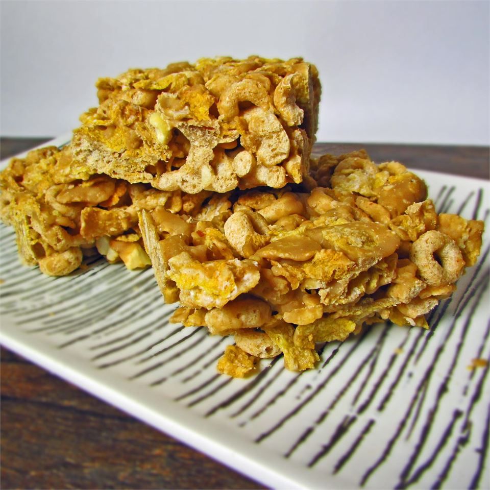 Peanut Butter Cereal Bars