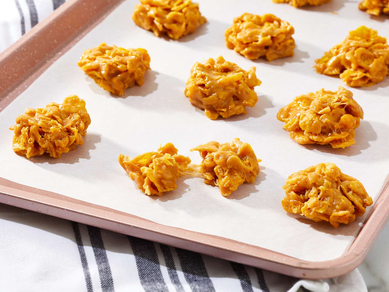 Peanut Butter Cornflake Cookies