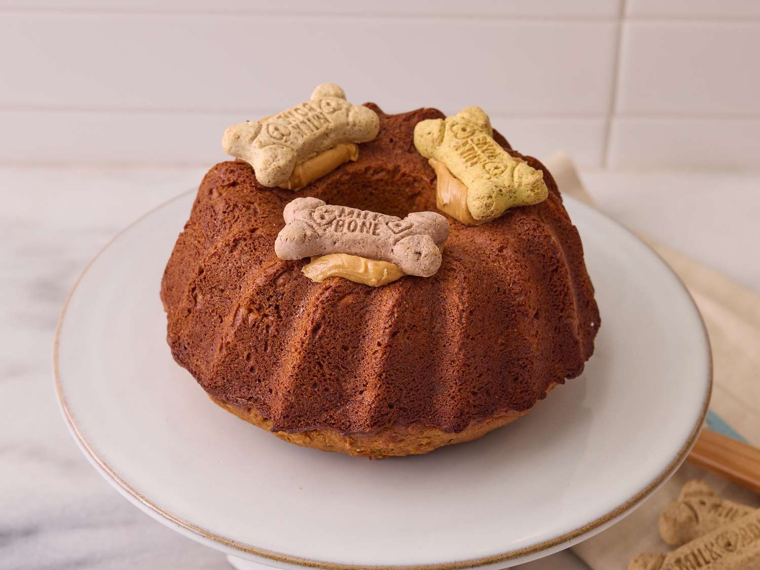 Peanut Butter Dog Cake