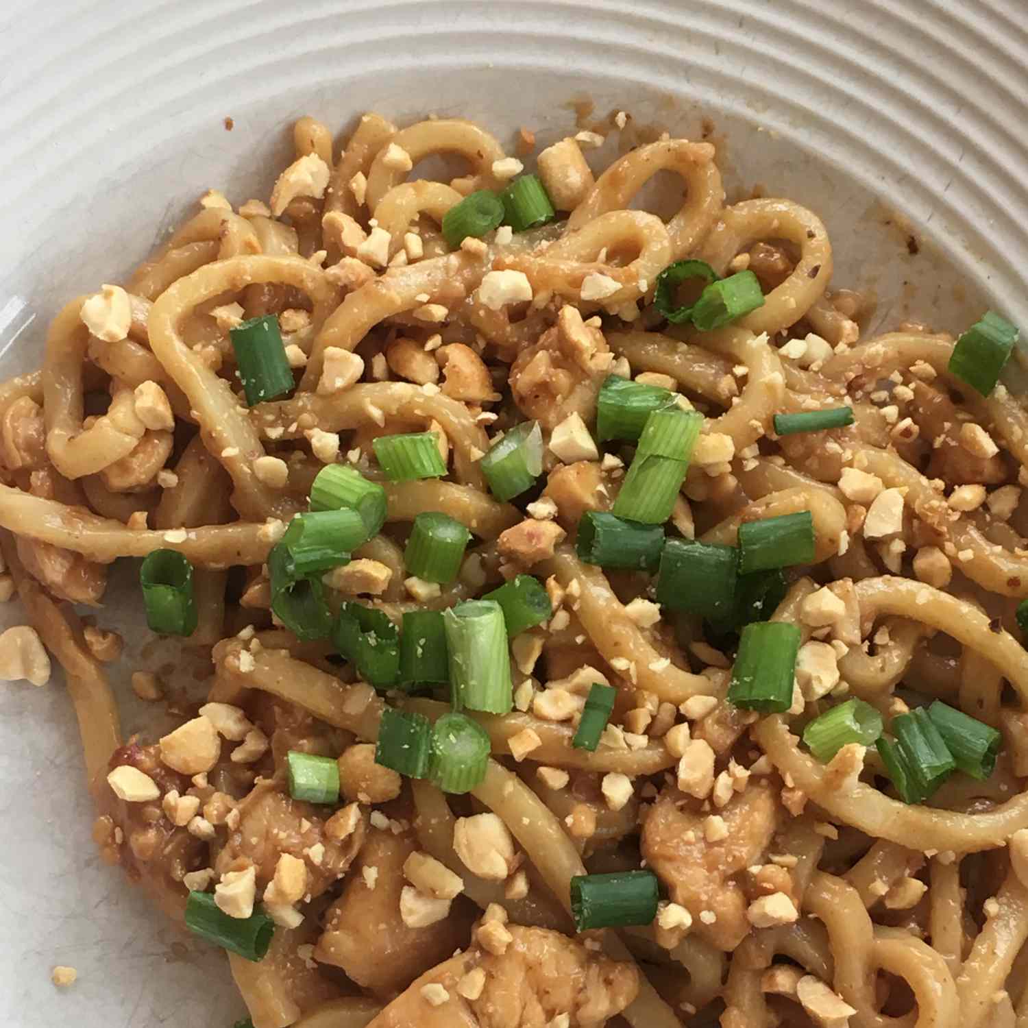 Peanut Butter Udon Noodles