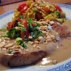 Peanut Pork Chops
