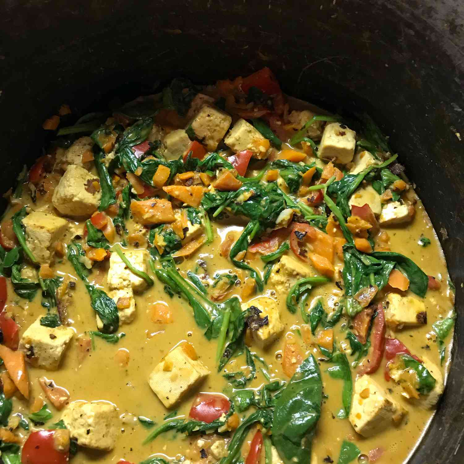 Peanut Sauce Tofu Stir-Fry