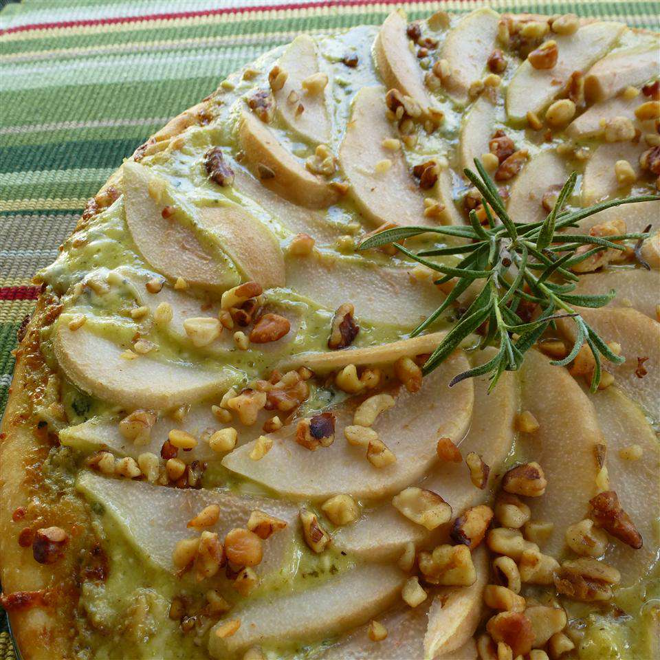 Pear and Blue Cheese Pizza