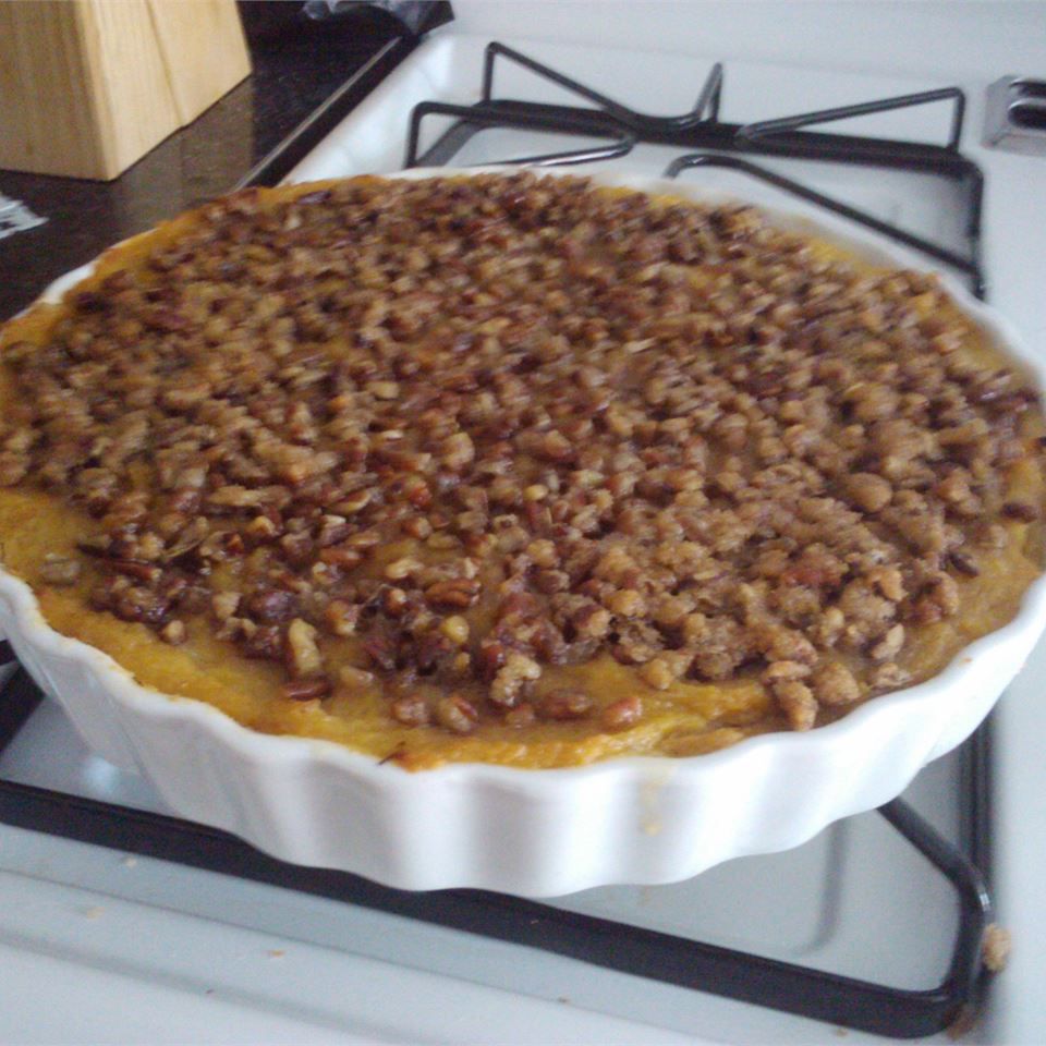 Pecan-Topped Squash Casserole