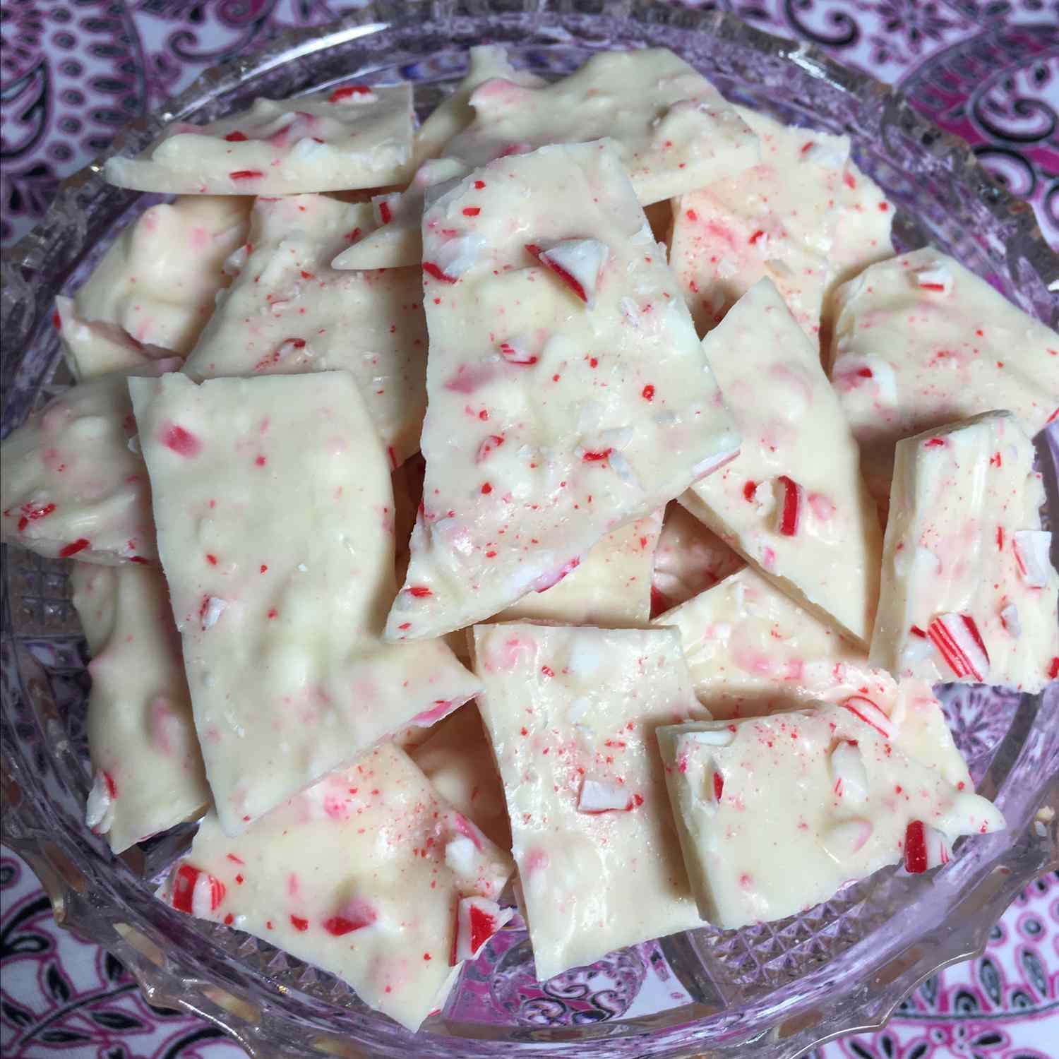 Peppermint White Chocolate Bark