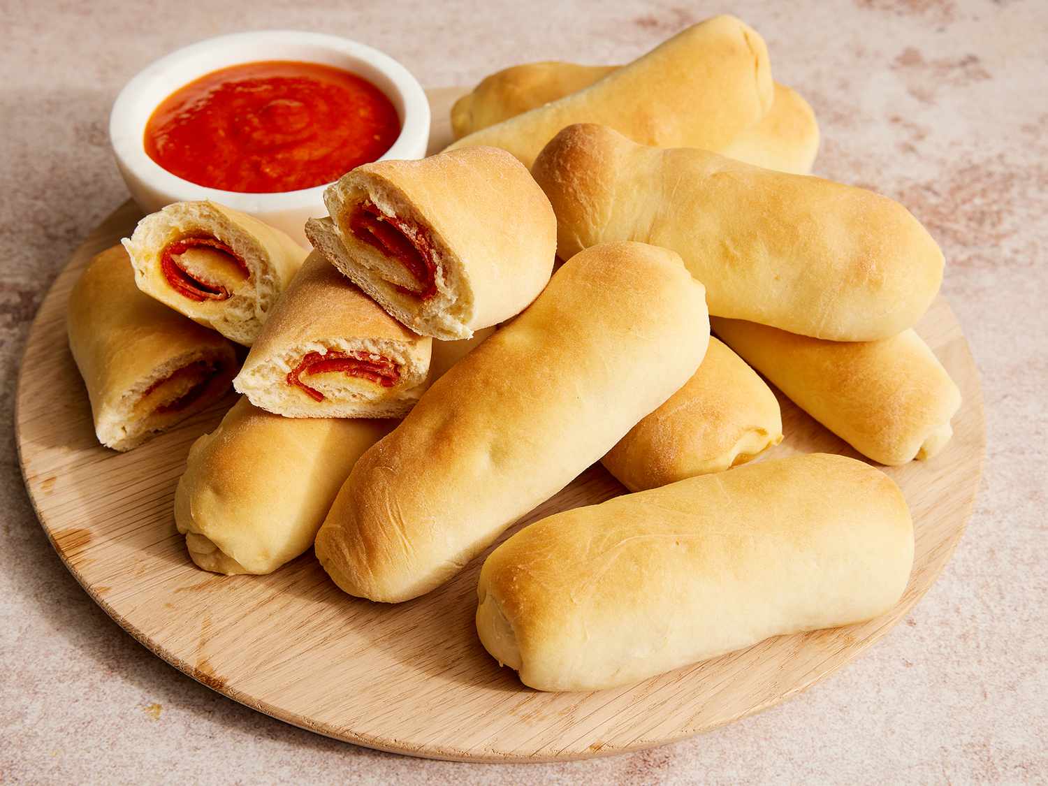 Pepperoni Stuffed Rolls